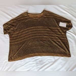 NWT Free People slouchy oversized shirt size xs